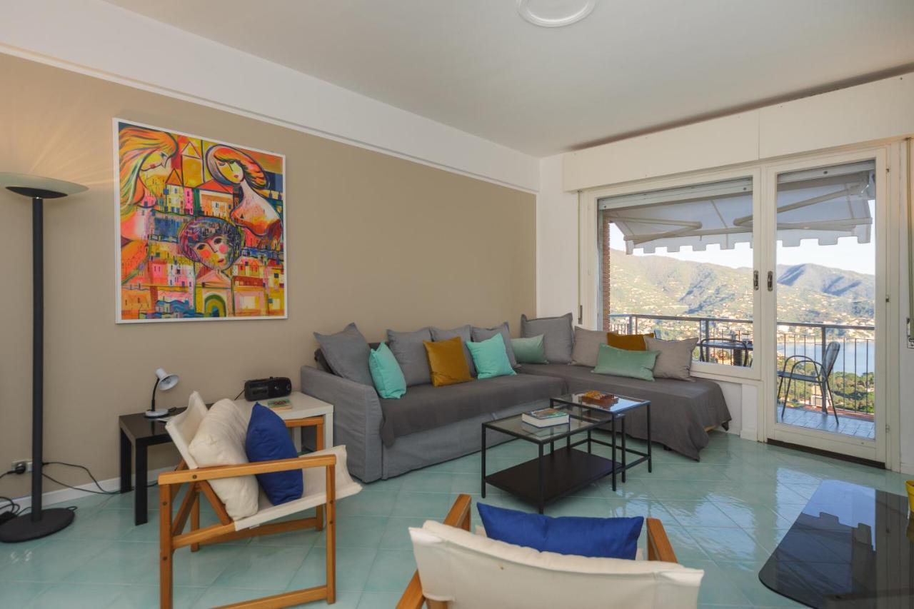 Casa Linda Vista Da Sogno, Piscina E Tennis Rapallo Ngoại thất bức ảnh