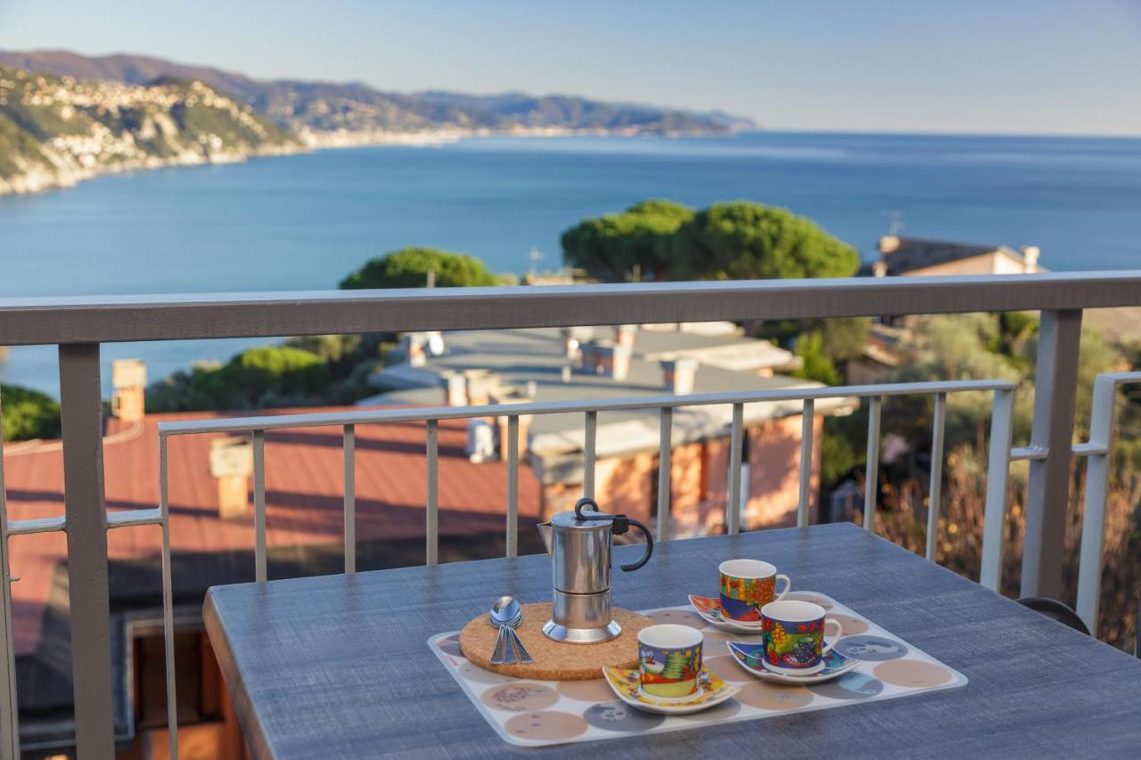 Casa Linda Vista Da Sogno, Piscina E Tennis Rapallo Ngoại thất bức ảnh